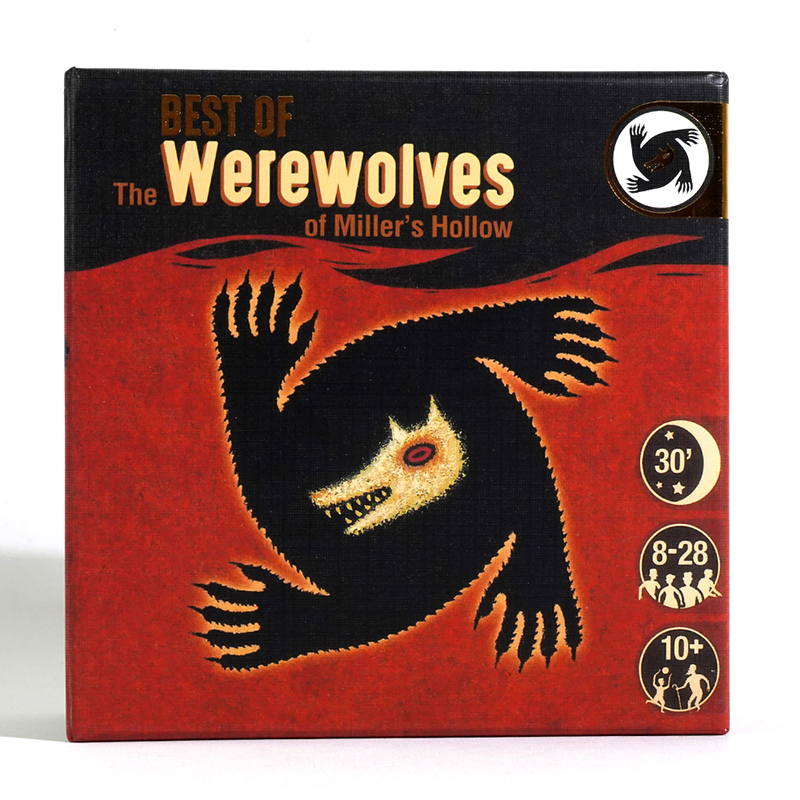 Оптовые продажи. Карточная игра Best of Werewolves of Miller's Hollow. Стратегия блеф-вычета. Настольная игра для вечеринок для детей и взрослых.