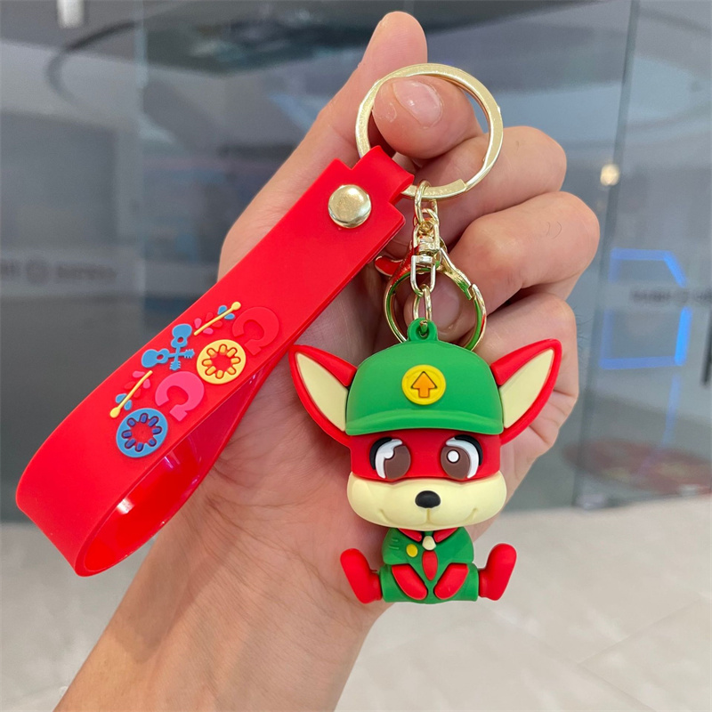 6 Stil Sevimli Anime Keychain Charm Anahtar Yüzük Güzel Yavru Yavru Bebek Chihiro Çift Öğrenciler Kişiselleştirilmiş Yaratıcı Sevgililer Günü Hediye DHL