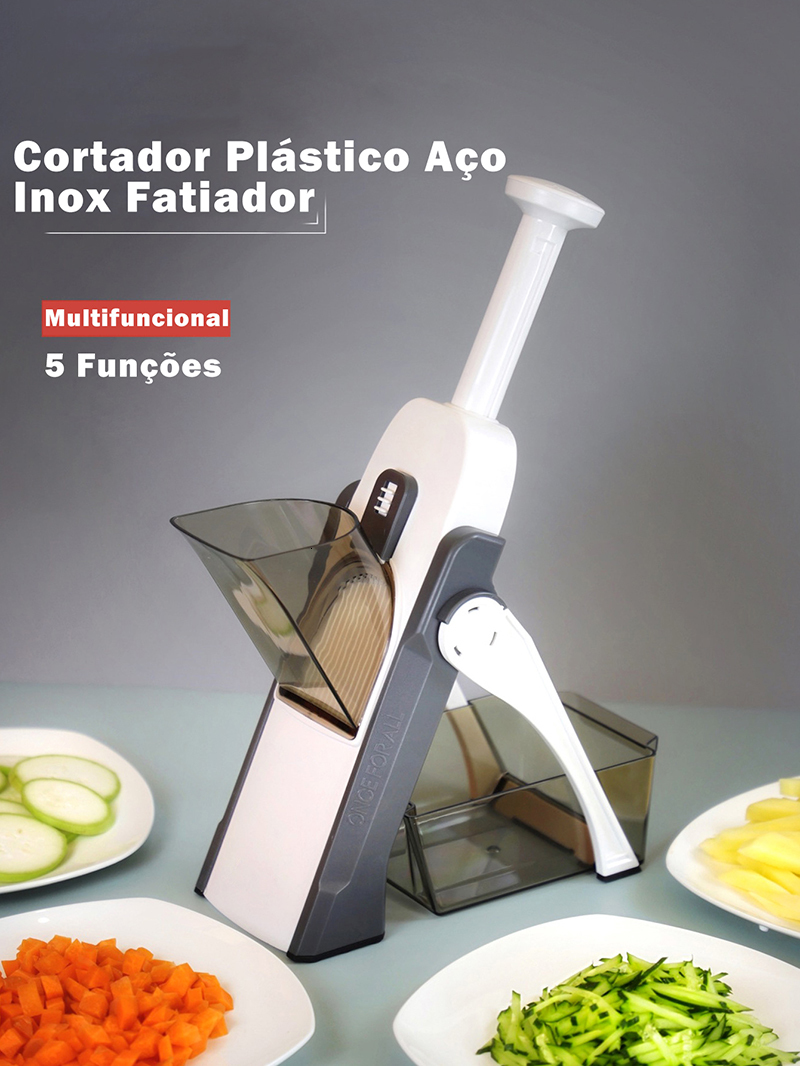 Utensili frutta e verdura Taglierina manuale 5 in 1 Tritatutto alimenti Sicuro che non fa male alle mani Brandelli di patate Grattugia Affettatrice di limone Affettatrice Gadg da cucina 230906