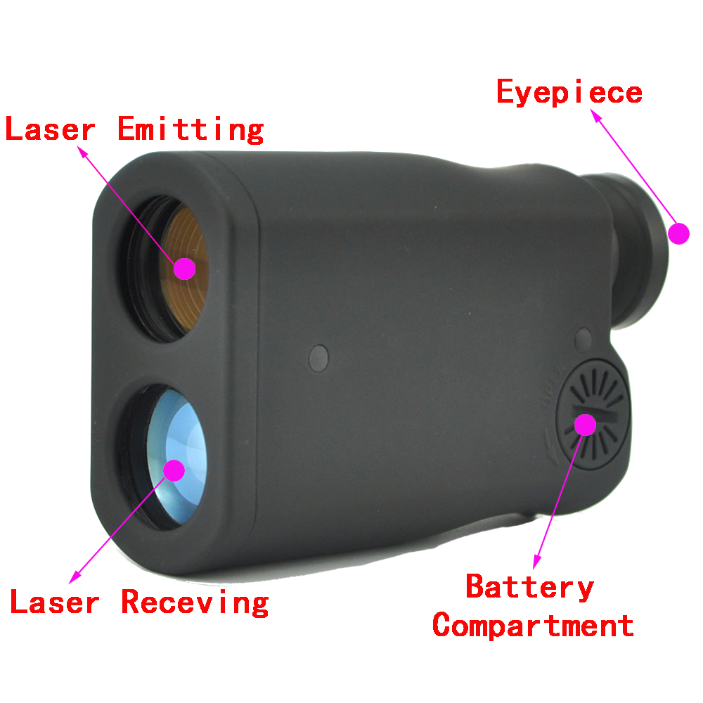 Wizja 8x30 Laser Rangefinder FMC długość 1500 m Miernik odległości 7 ° Pole widoku na zewnątrz taktyczne polowanie na golfa optyczna