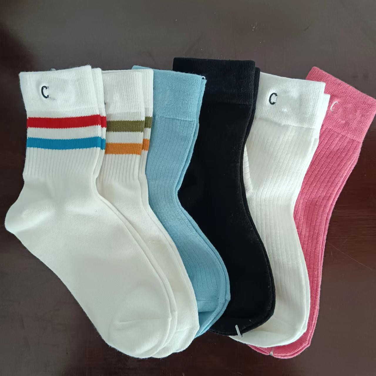 Носки Four Seasons, длинные мужские и женские спортивные повседневные универсальные носки из хлопка с вышивкой, оптовая продажа