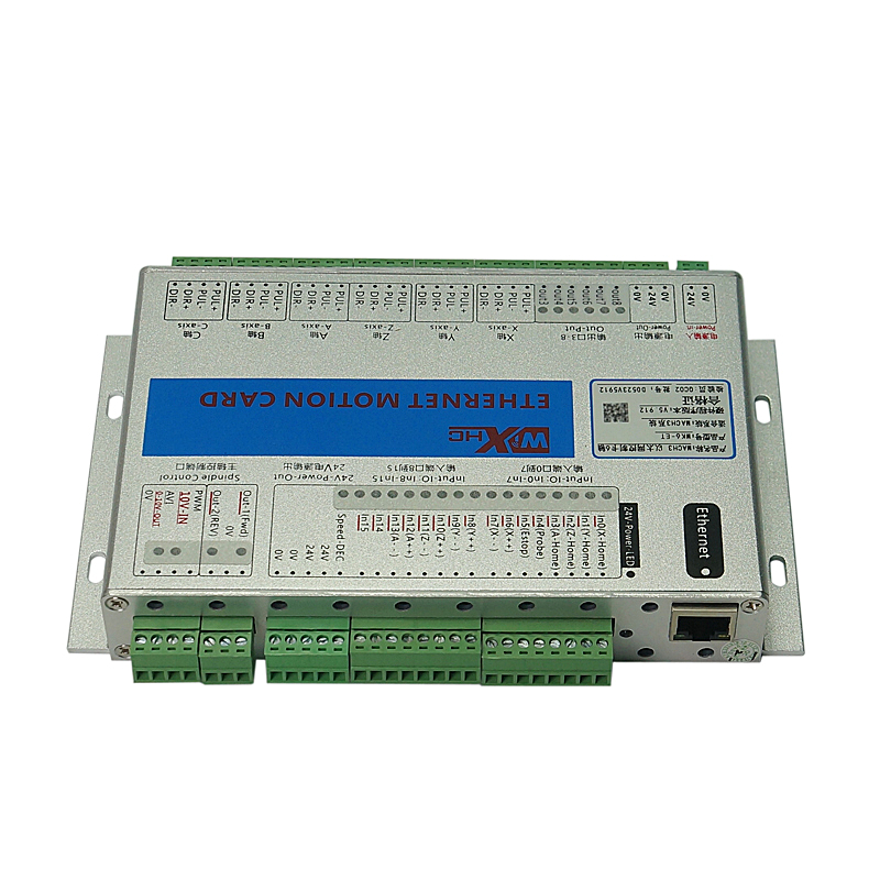 Carte de contrôle de mouvement CNC 4 axes 6 axes, carte de dérivation de contrôleur d'interface Ethernet USB avec volant pour graveur de routeur CNC