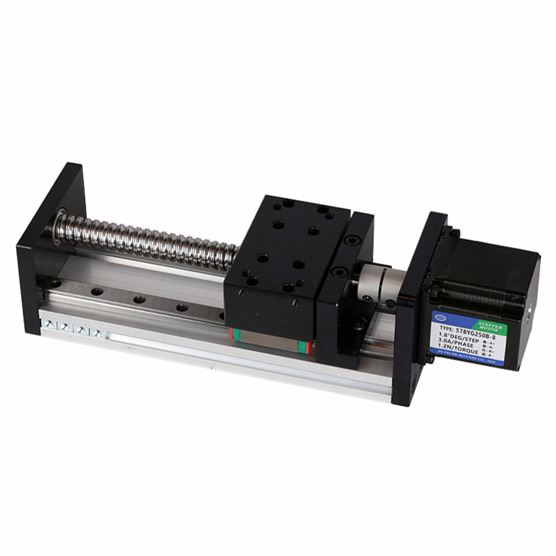 GX80 BALL SCREW 1204 LINEAR GUIDE MOTION MODUL NEMA23 MOTOR 50-700MM EFFEKTIV STROKE RAIL Tabell för CNC 3D-skrivare