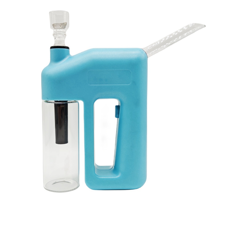 Ultimi tubi bong da fumo elettrici colorati Kit Maniglia portatile Stile Rimovibile Gorgogliatore da viaggio Erba Filtro tabacco Schermo Cucchiaio Ciotola Impianti petroliferi Supporto pipa ad acqua