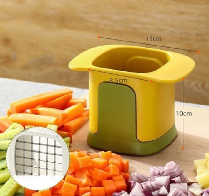 Multifunctional Vegetable Chopper French Fries Cutter Household Hand Pressure Onion Dicer Cucumber Potato Slicer Kitchen Tools SN6256