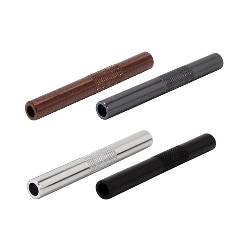 Pipe à priser personnalisée en métal One Hitter Bat porte-cigarette 2,75 pouces en alliage d'aluminium fumer des tuyaux de tabac à herbes accessoires polyvalents