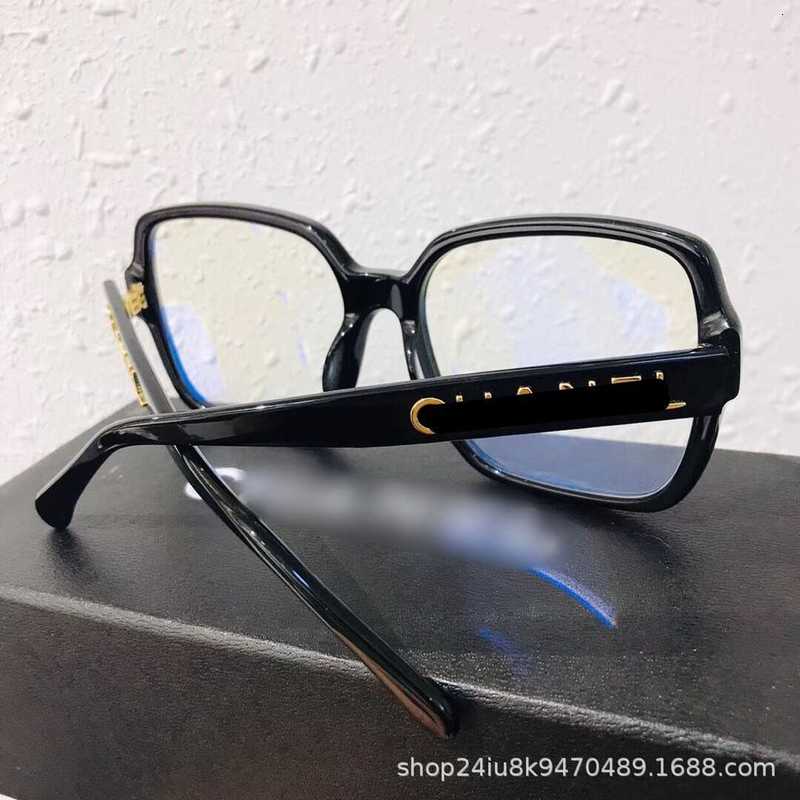 Fashion Sunglasses Frames Designer New Eyeglass Frame for Women 5408, Black Frame, Plain Face, Slim Face, Anti Blue Light Myopia, Available in Matching Degrees SG6M