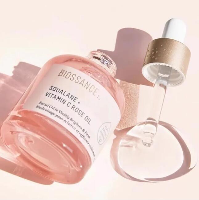 Biossance SQUALANO VITAMINA C OLIO DI ROSA 30ml SQUALANO + PEPTIDE DI RAME SIERO RIMPOLPANTE RAPIDO spedizione veloce gratuita