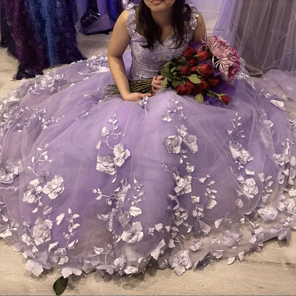 Robes de Quinceanera à paillettes jaunes, avec Cape, avec des Appliques florales 3D, douces 15 robes de bal, Corset au dos, robe de bal