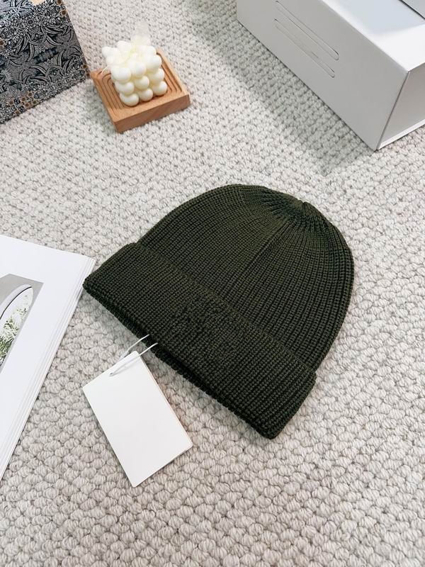 Winter Knitted Beanie Skull Caps Hats Blending cotton Women men green high quality Thick Warm Hats Caps