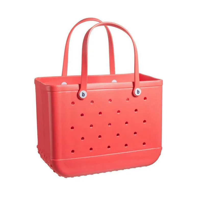 Bag Silicone Beach Custom Tote Fashion Plastic Beach Bags 2023 Women Summer