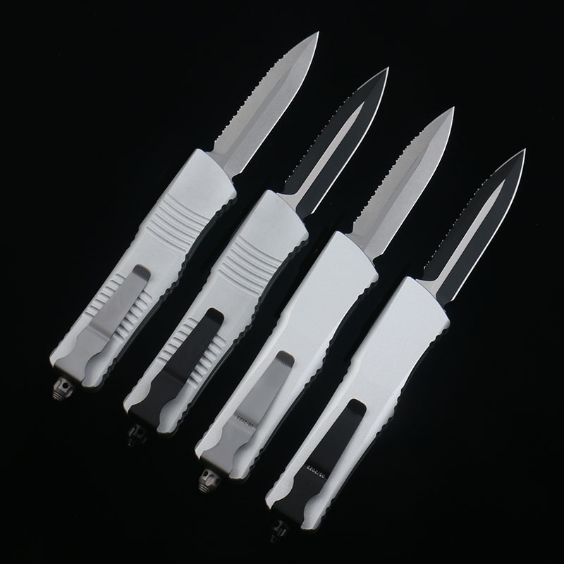 DQF-versie MT CT-mes Amerikaanse Italiaanse stijl tactische messen CNC 6061-T6 Hoge hardheid Luchtvaart Aluminium handvat D2 Blade Camping EDC-tool