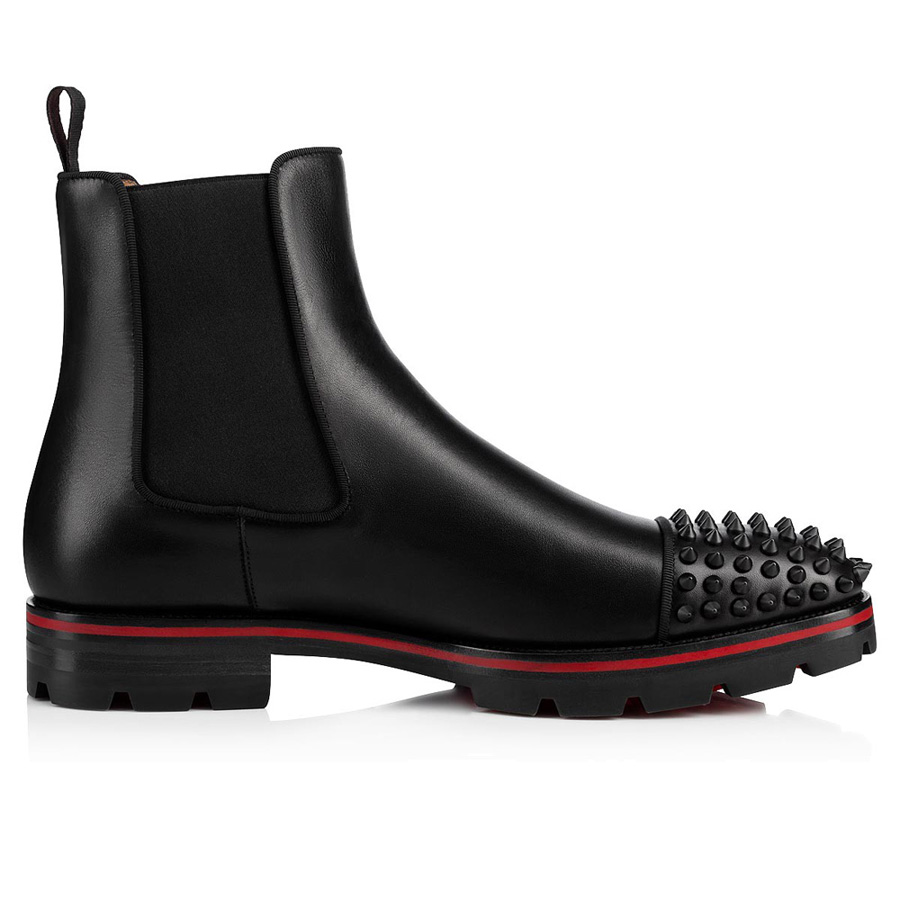 Mode Hommes Femmes Luxe Bottines Bottines Melon Spikes Botte Plate Italie Belle Daim Cuir De Veau En Caoutchouc Semelle Design Casual Butin Fête De Mariage Bottines Courtes Boîte EU 35-47