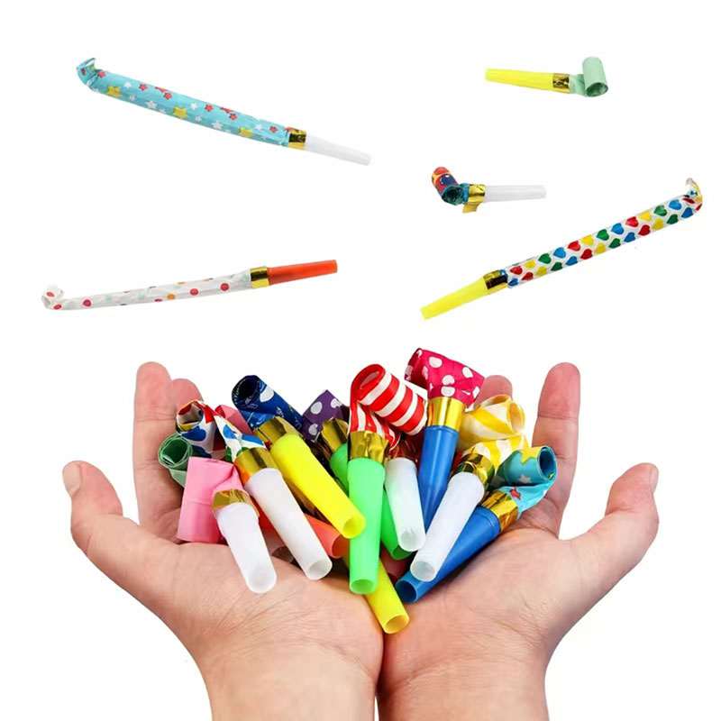 Party Blower Colorful Birthday Noisemakers Birthday Blow Horns Party Whistles New Years Noisemakers Party Whistles Blowouts Favors Noise Makers z0063