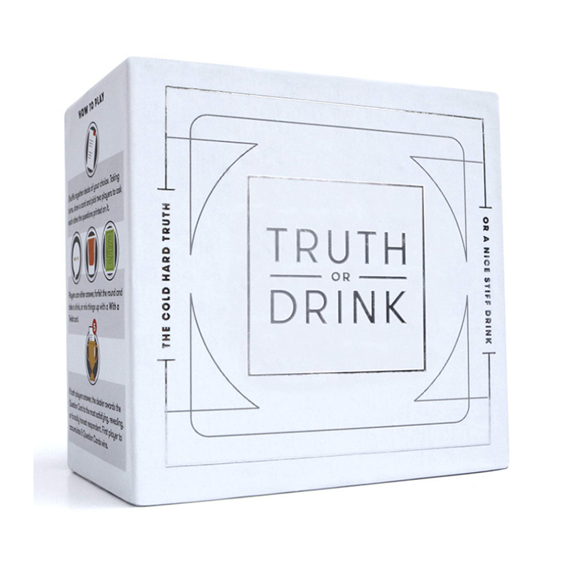 Jeu de cartes Truth or Drink en gros, Extra Dirty Happy Hour Last Call On The Rocks avec une édition Twist, jeu de société amusant pour fêtes et boissons pour adultes