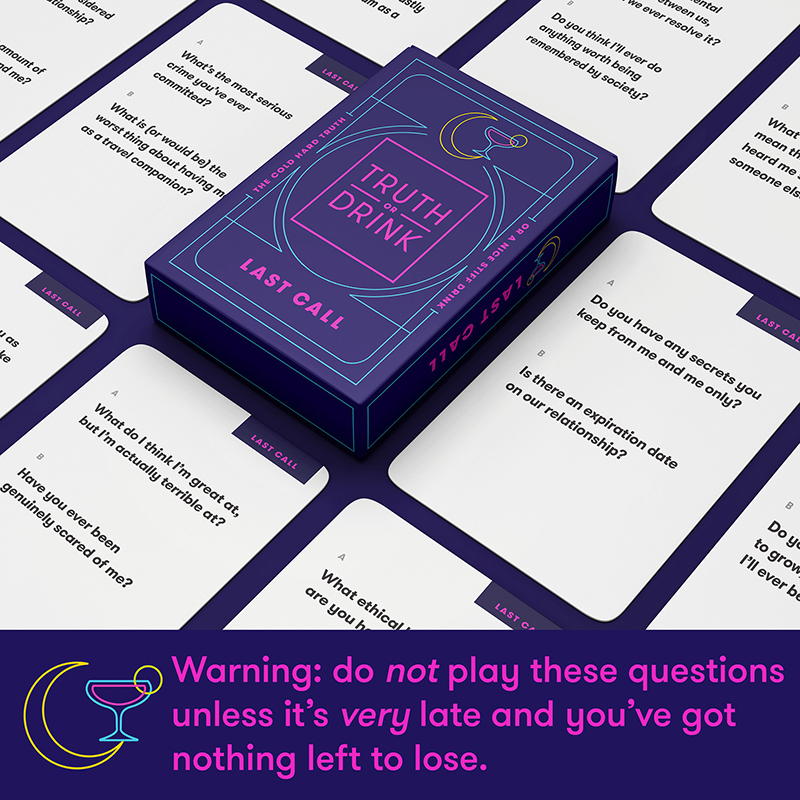 Wholesales Truth or Drink Card Game Extra Dirty Happy Hour Last Call On The Rocks With a Twist Edition Fun Party Gathering Drinking Card Board Game for Adults