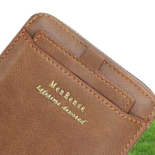 Wallets Vintage 2022 Men Wallets Small Money Purses Wallets Brand Design Dollar Top Men Thin Wallet Coin Bag Looseleaf Zipper Wal1381604