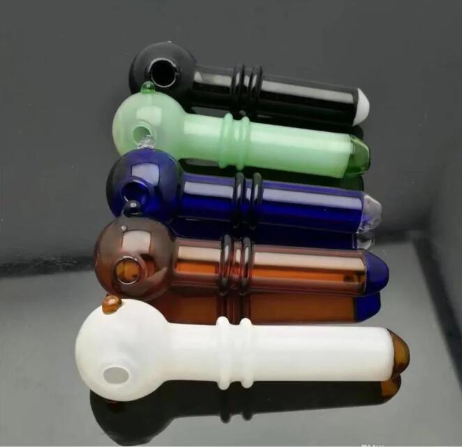 Accessoires pour narguilé, nouvelle pipe en verre coloré, vente en gros