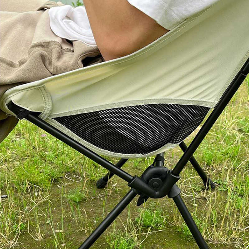 Muebles de campamento Silla de camping portátil al aire libre Tela Oxford Asiento plegable alargado para pesca BBQ Picnic Playa Sillas ultraligeras HKD230909