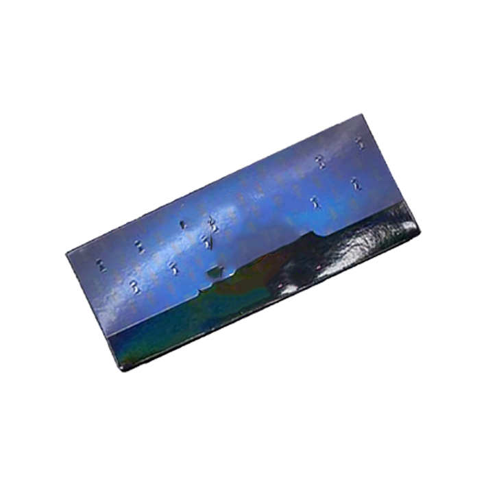 Holographic WONDER BAR chocolate paper box model glittering rainbow film Wholesale Price box