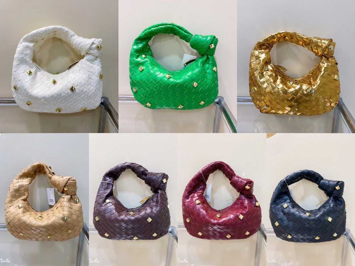 ABV Tasarımcı Totebag Mini Jodei Şeker Mini Düğümlü Düğüm Ox Boynuz Kökşırlar Bulut Çantası Çanta Perçinli Çanta Altındaki Koltuk Çantası Kadın