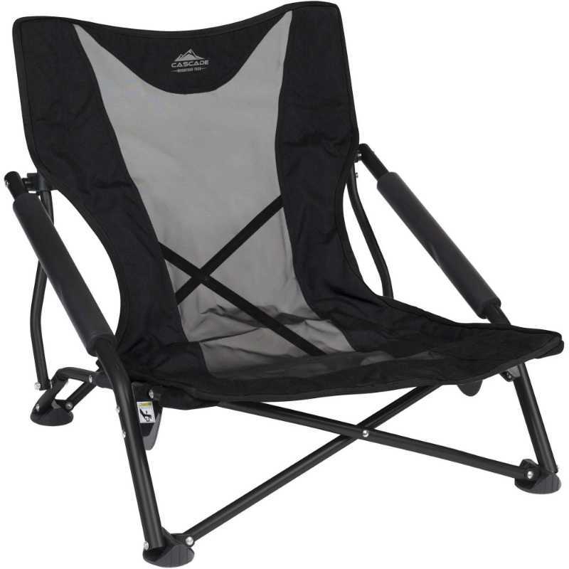 Kamp Mobilya Cascade Mountain Tech Compact düşük profilli açık katlanır kamp sandalyesi taşıma çantası - Green Beach Sandalyesi HKD230909