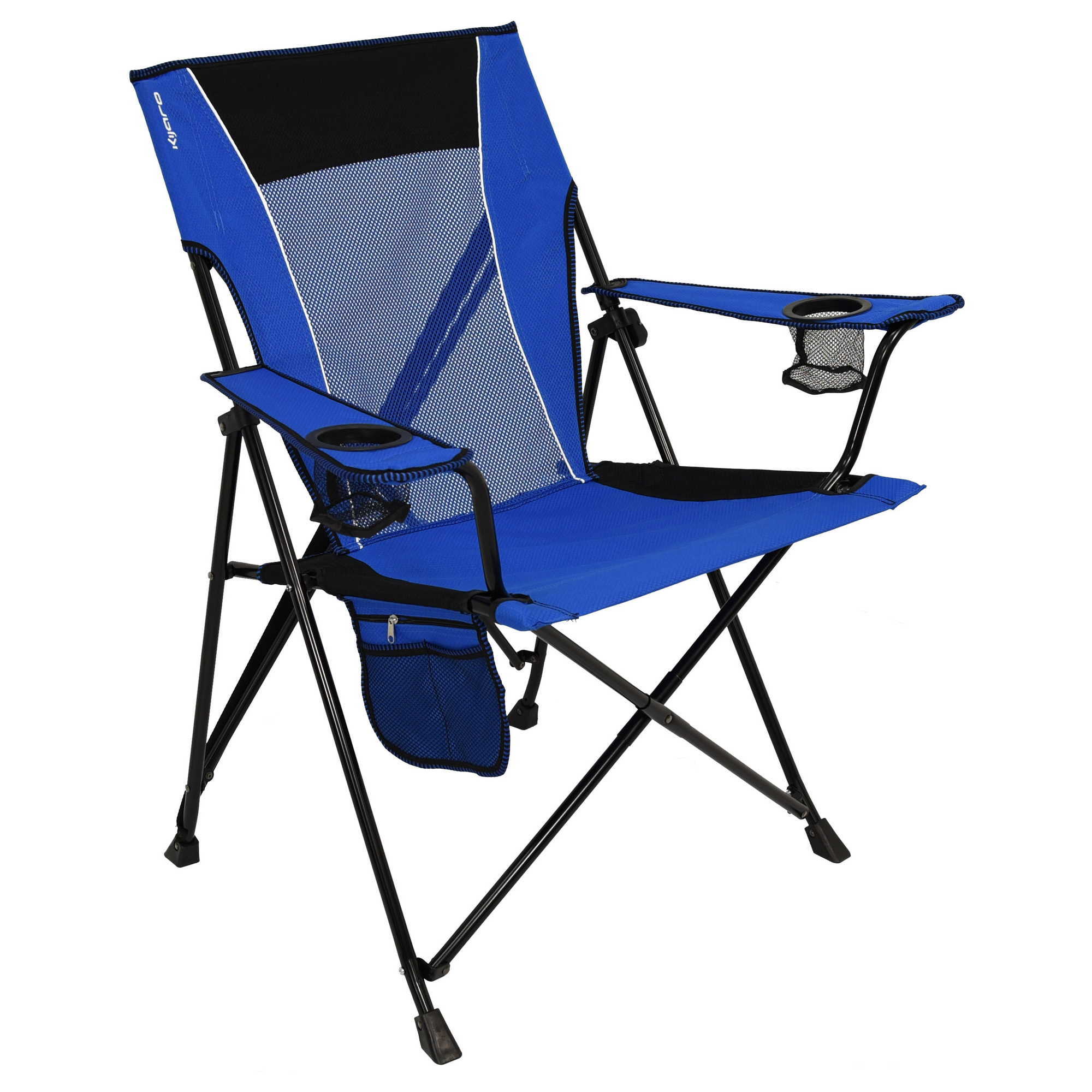 Camp Furniture Maldives Blue Recycled Repreve Fabric Adult Dual Lock Portable Camping Chair HKD230909