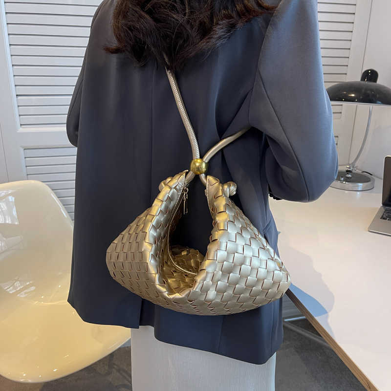 Abv Designer ToteBag Mini Jodei Candy Little Golden Ball Silver Small Crowd Bag Luxury Cross Body Weaving Soft Leather Method Cloud Bag