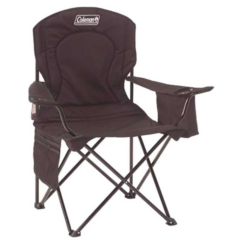 Lägermöbler Coleman Vuxen campingstol med inbyggd 4-kan kylare svart strandstol utomhusstol campingstol HKD230909