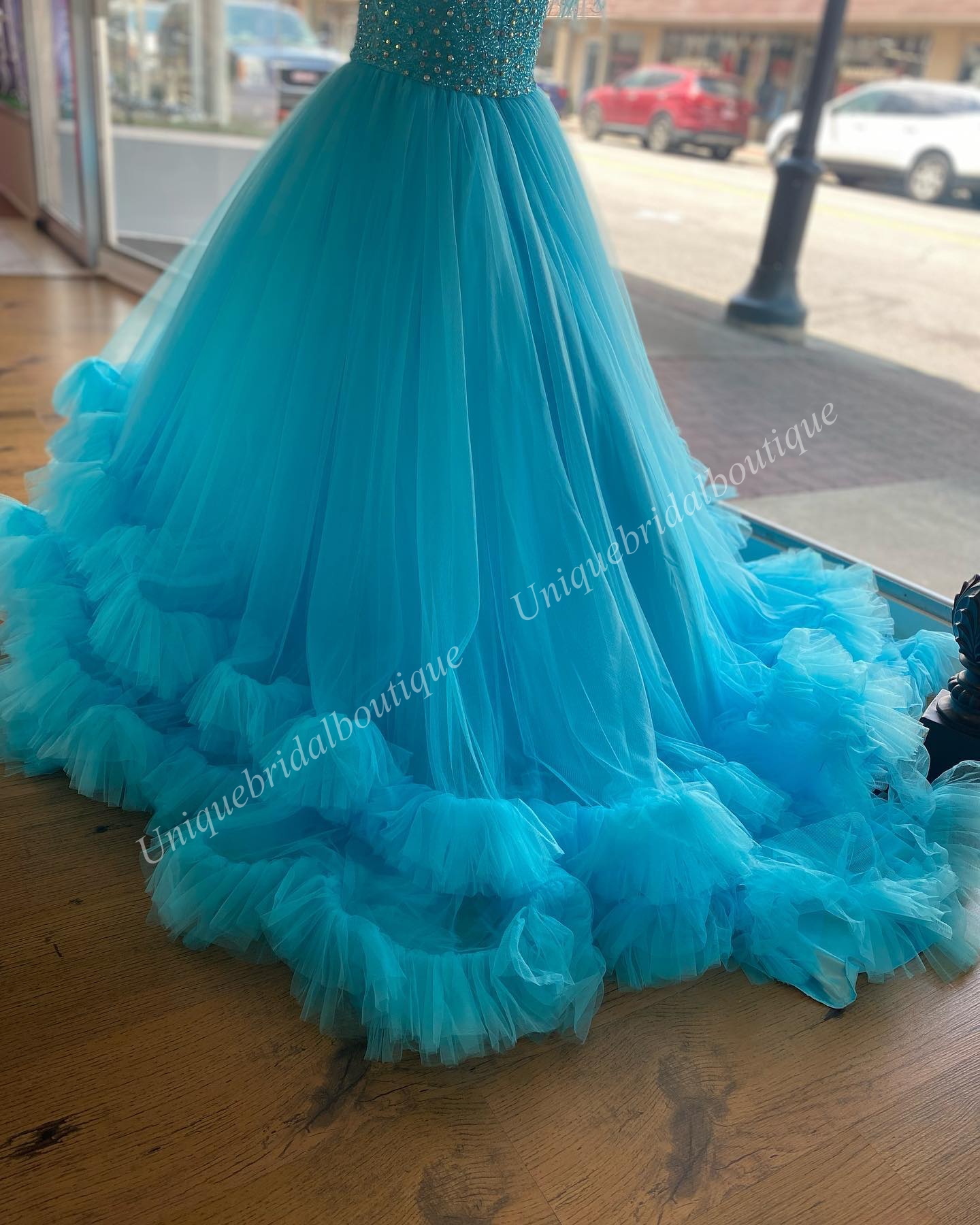 Preteens Girl Pageant Dress 2024 Feather Beading Strap Ruffle Tulle Little Kid Birthday Formal Party Gown Infant Toddler Teens Tiny Young Junior Miss Bubblegum Aqua