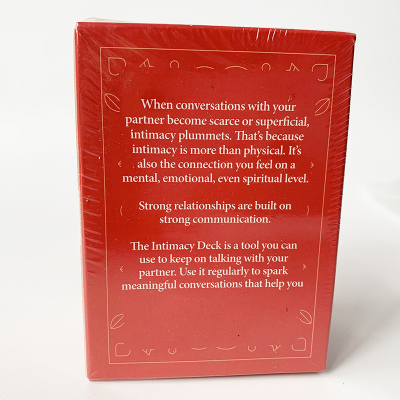 Wholesales Best Self Intimacy Deck Cards para parejas con 150 relaciones de construcción de relaciones Starters