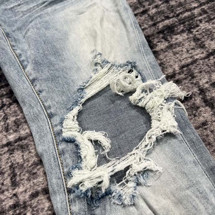 PAARSE BRAN*45 Herenjeans Europese Jean Hombre Letter Star Heren Borduurpatroon Patchwork Gescheurd Voor Trend Merk Motorbroek Heren Skinny MAAT 30-38