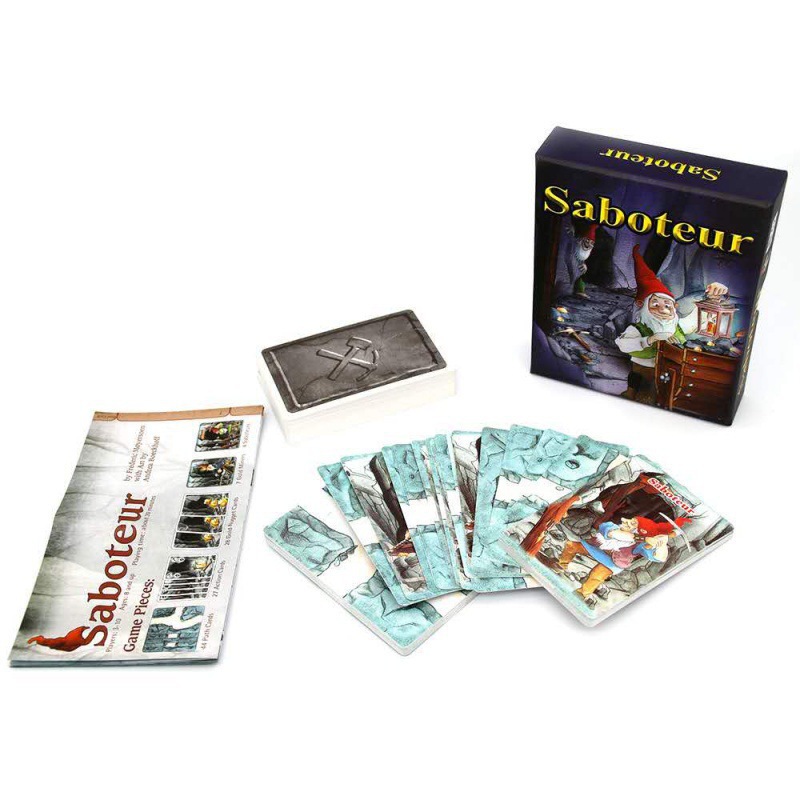 Jeu de cartes de stratégie Saboteur, vente en gros, jeu de société de fête, jeu de stratégie familial pour enfants et adultes