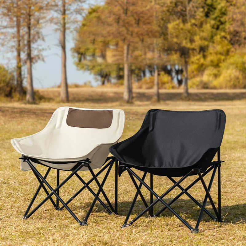 Meubles de camp Chaises de lune pliantes Chaise de camping extérieure ultralégère Chaise pliante légère portable pour pique-nique Plage Pêche Chaise de loisirs HKD230909