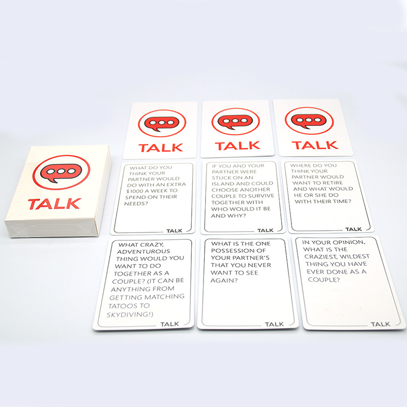 Groothandel Talk Flirt of Dare Couple Cards Bordspel Romantisch Feest Perfect Date Night Gift