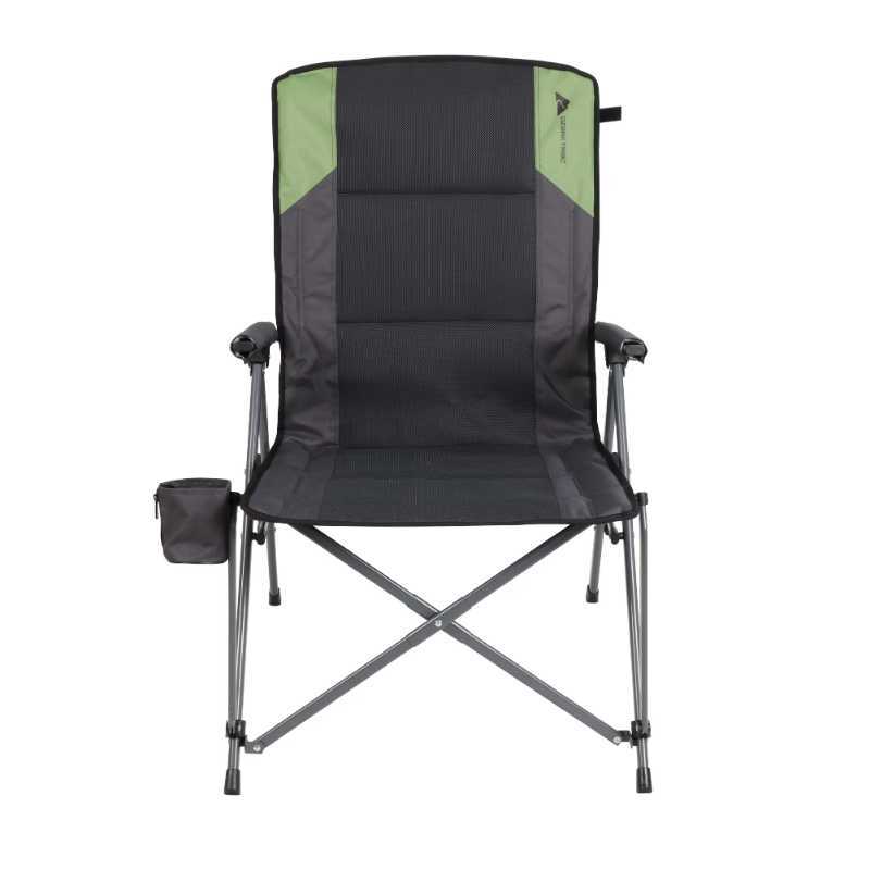 Camp Furniture – chaise de Camping à bras haut et dur, mobilier d'extérieur gris HKD230909