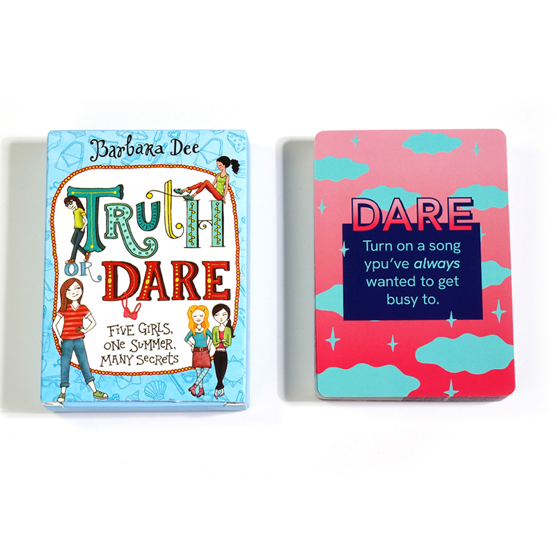 Wholesales Barbara Dee Truth or Dare Cards Game Five Girls One Summer Many Secrets