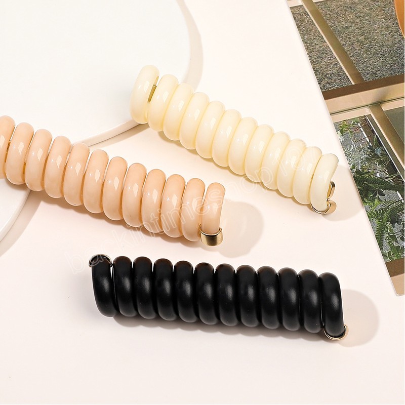 2023 New Magic Hair Weaving Artifact Telephone Line Hair Band For Women Girls Elastic Rubber Band Tied Fashion Hair Accessories