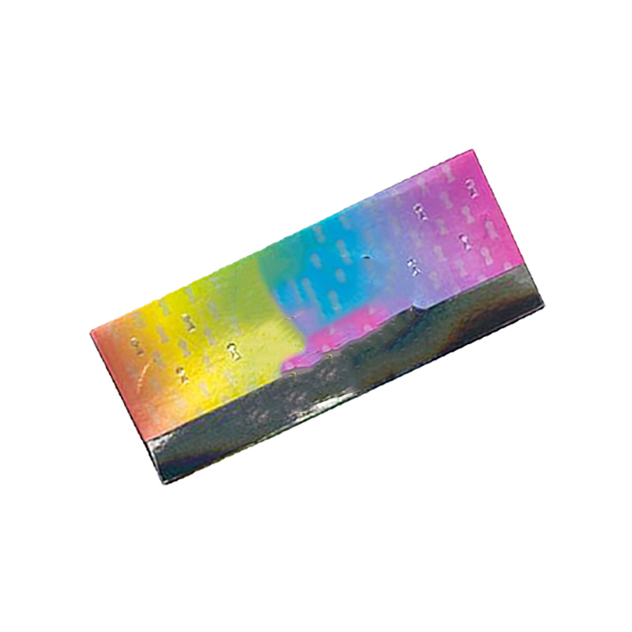 Holographic WONDER BAR chocolate paper box model glittering rainbow film Wholesale Price box