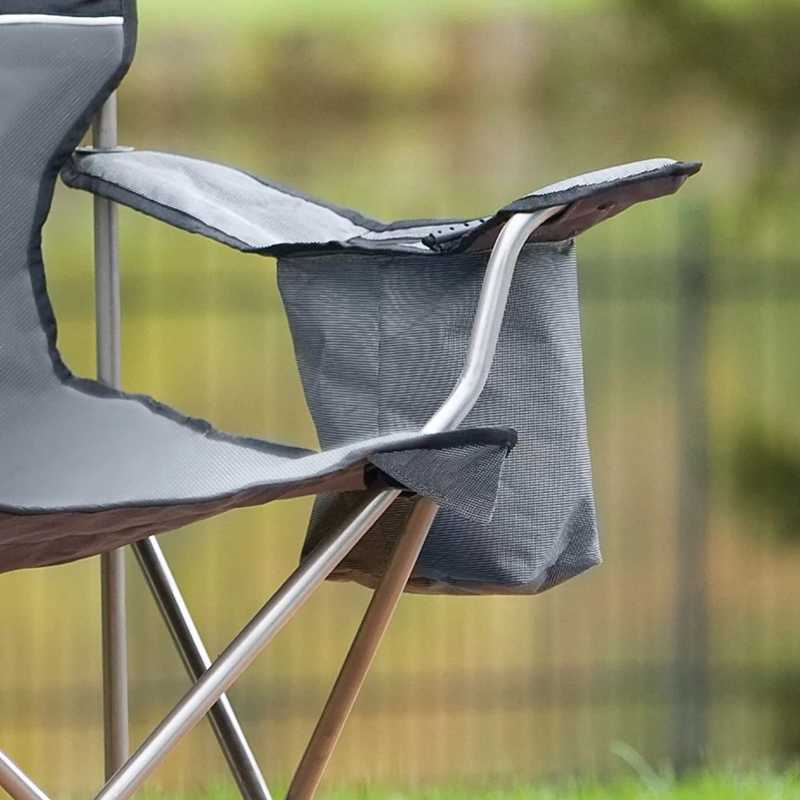 Camp Furniture Coleman Vuxen campingstol med inbyggd 4-kan kylare svarta campingstolar utomhusstol fiskestol HKD230909