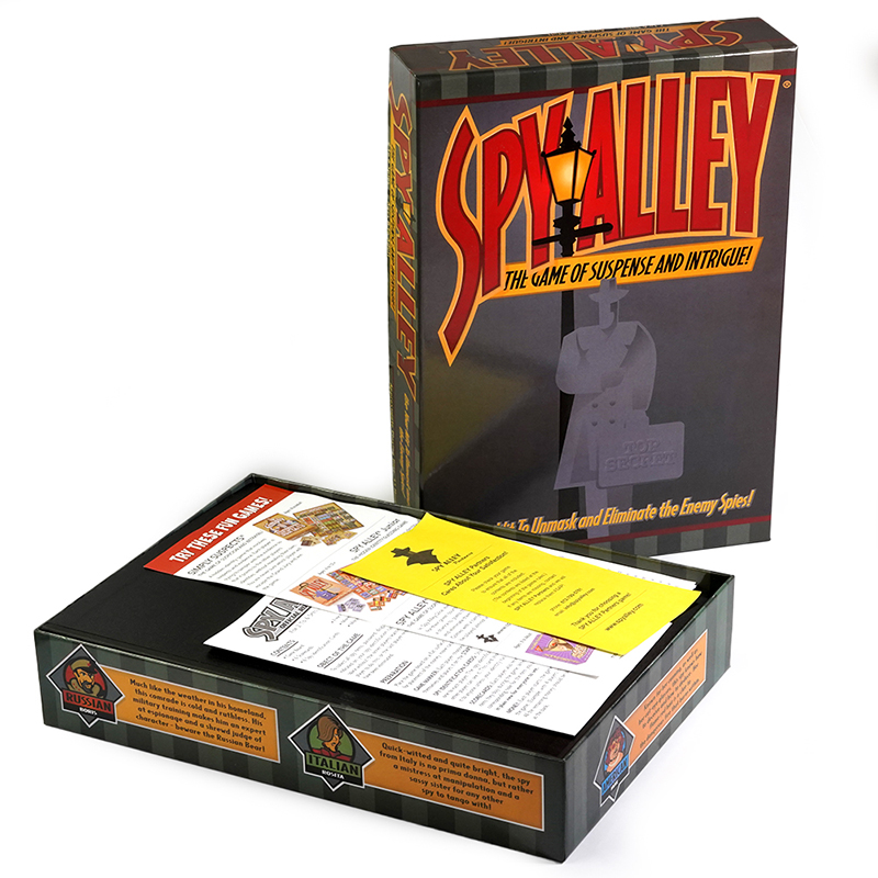 Оптовые продажи Настольная игра Spy Alley Отмеченная наградой Mensa семейная стратегическая игра Классическая семейная настольная игра для взрослых и детей