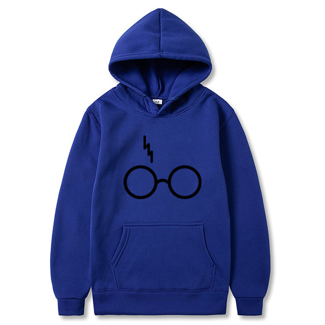 Harrys Potters Bluzy Mężczyźni Kobiety okulary Drukuj sudadera hombre zimowe polar trendy mody Harrys Potters Bluza z kapturem z kapturem z kapturem z kapturem z kapturem z kapturem