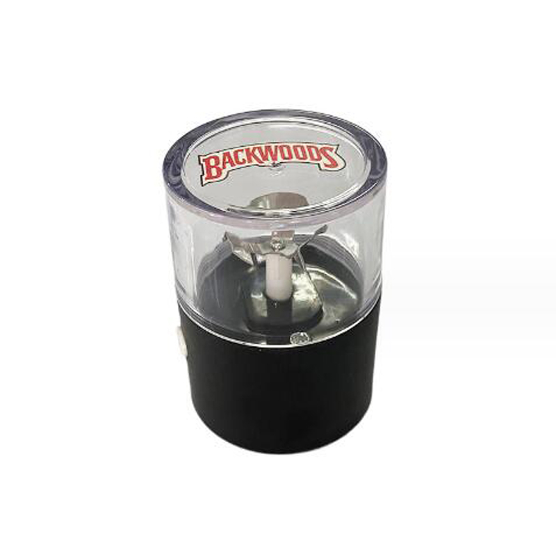 Runty Backwoods Mini Electric Herb Grinder Smoking Accessories USB Rechargeable 50mm Electronic Toabcco Smasher Dry Crusher Runtz Display Box