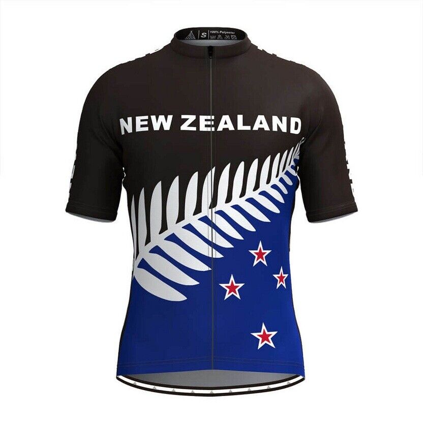 뉴질랜드 사이클링 저지 남성 MTB Maillot Shirts 자전거 의류 2024 산악 자전거 남성 티셔츠 착용 여름 복장 옷 jumper