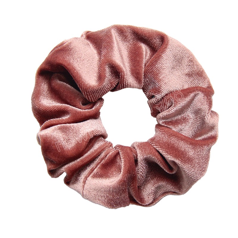 12 pz Velluto Scrunchies Fascia capelli Le Donne Ragazze 11 cm Elastici Capelli Elastici Accessori Capelli Cravatta Capelli Corda Titolare coda di cavallo