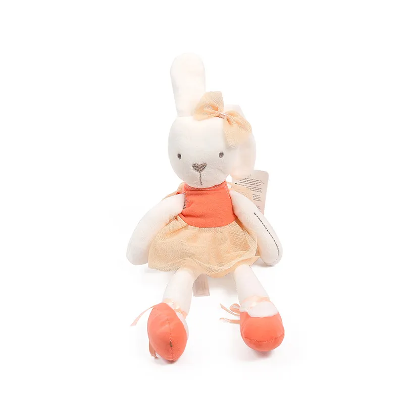 Śliczna szlachetna spódnica królicza lalka pluszowa zabawka śpiąca lalka mała królika pluszowa zabawka