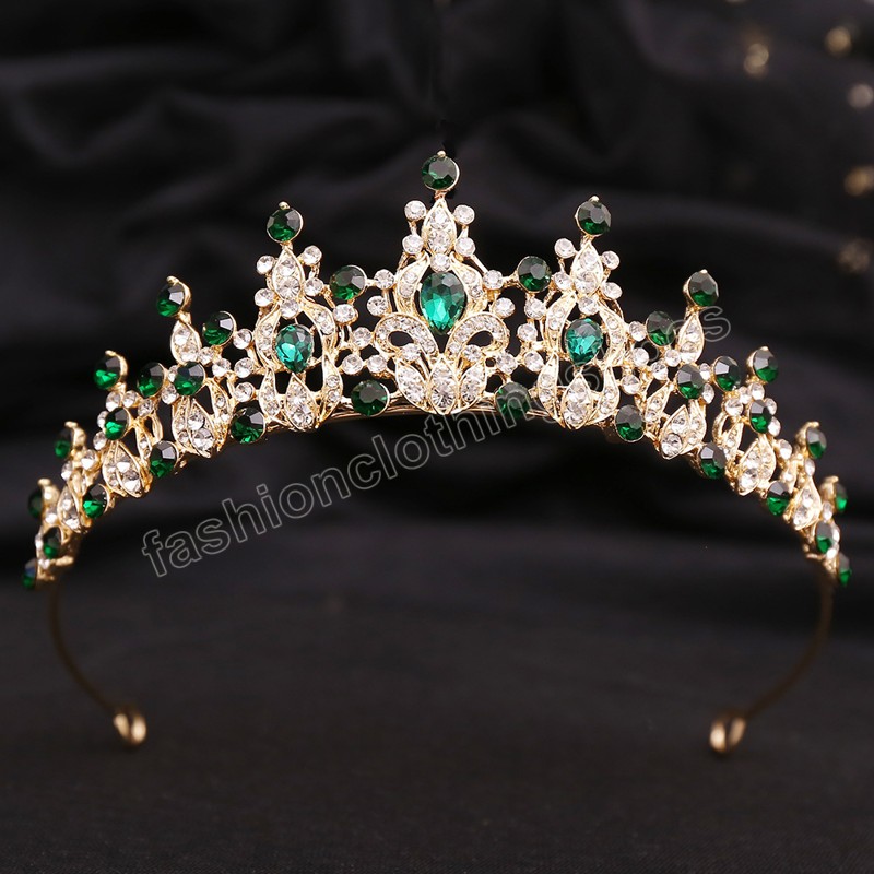 Abito da sposa da sposa Piccola corona di cristallo le donne Ragazze Semplici diademi coreani Corona capelli Accessori gioielli