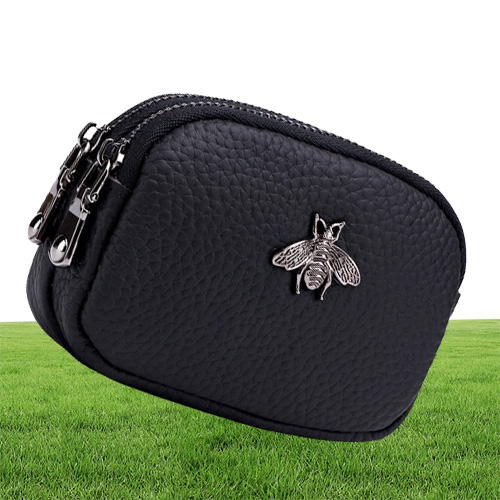 HBP COIN Purse Sisse Real Leather Coue Coun Coin Sac Double Zipper Mini Foreign Trade Girl Purse 115X45X7CM1379176