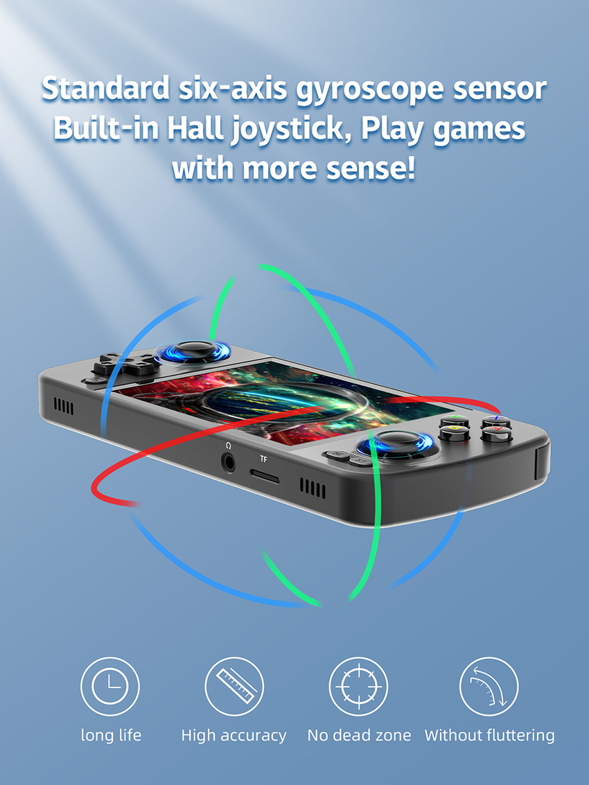 Reproductores de juegos portátiles ANBERNIC RG405M Consola de juegos portátil Pantalla táctil IPS de 4 pulgadas T618 CNC / Aleación de aluminio Android 12 Portátil Retro