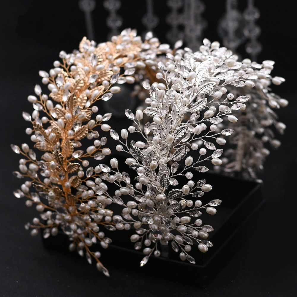 2023 Headpieces Shinning Tiaras And Crowns Bride Crystal Wedding Crown Queen King Hair Jewelry Head Accessories Silver Gold Hairbands